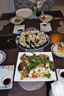 Japanese Food New Plymouth Bed and Breakfast with
                  Dinner